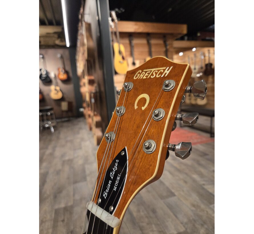 Gretsch G6120SSLVO Brian Setzer Nashville Vintage Orange Lacq | Tweedehands