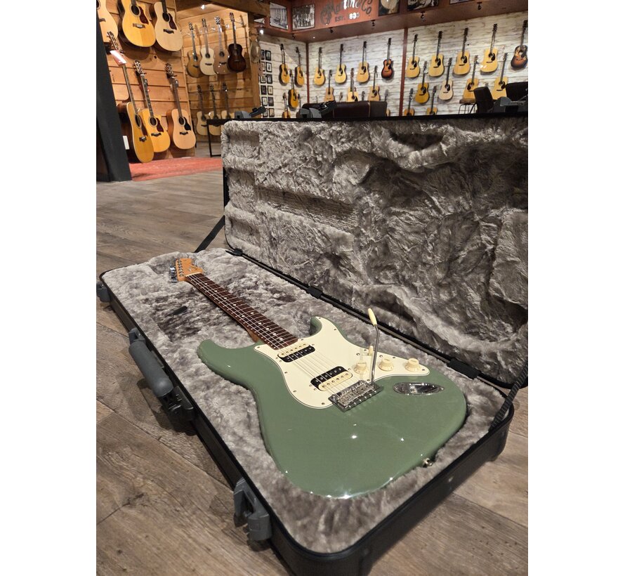 Fender American Professional Stratocaster HH Shawbucker - Antique Olive | Tweedehands