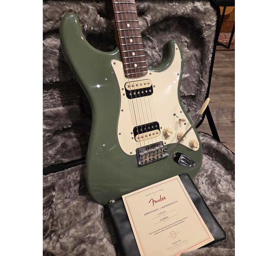 Fender American Professional Stratocaster HH Shawbucker - Antique Olive | Tweedehands