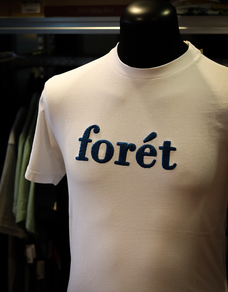 Foret FORET LOGO T-SHIRT WHITE/BLUE