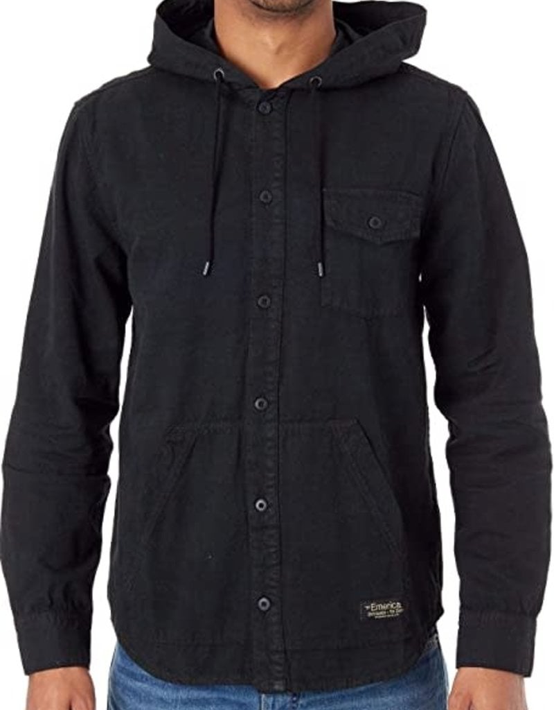 Emerica Emerica Grim Hooded Shirt Jacket Black/Camo