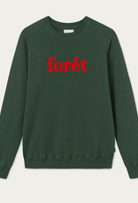 foret Foret Spruce Sweatshirt- Dark Green/Red