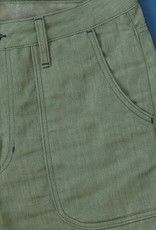 Benzak Benzak Bp-02 Patch Pocket Pants Green Linen Selvedge