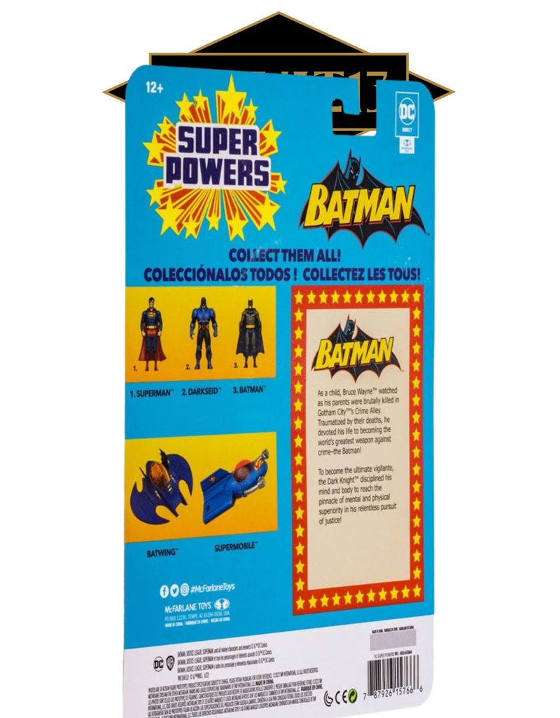 Mcfarlane Toys DC Direct Super Powers Action Figure Hush Batman 10 cm