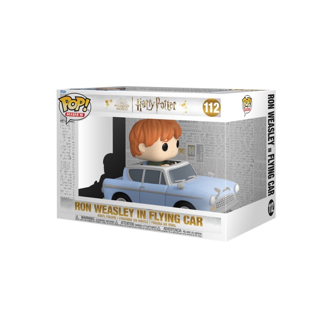 Funko Pop Ron Weasley in Flying Car 112 Rides Harry Potter