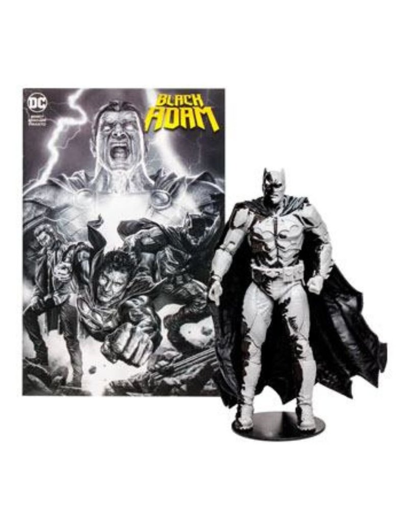 Mcfarlane Toys DC Direct Action Figure Black Adam Batman Line Art Variant (Gold Label) (SDCC) 18 cm