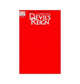 Marvel Devil's Reign #1 - Red Blank Variant