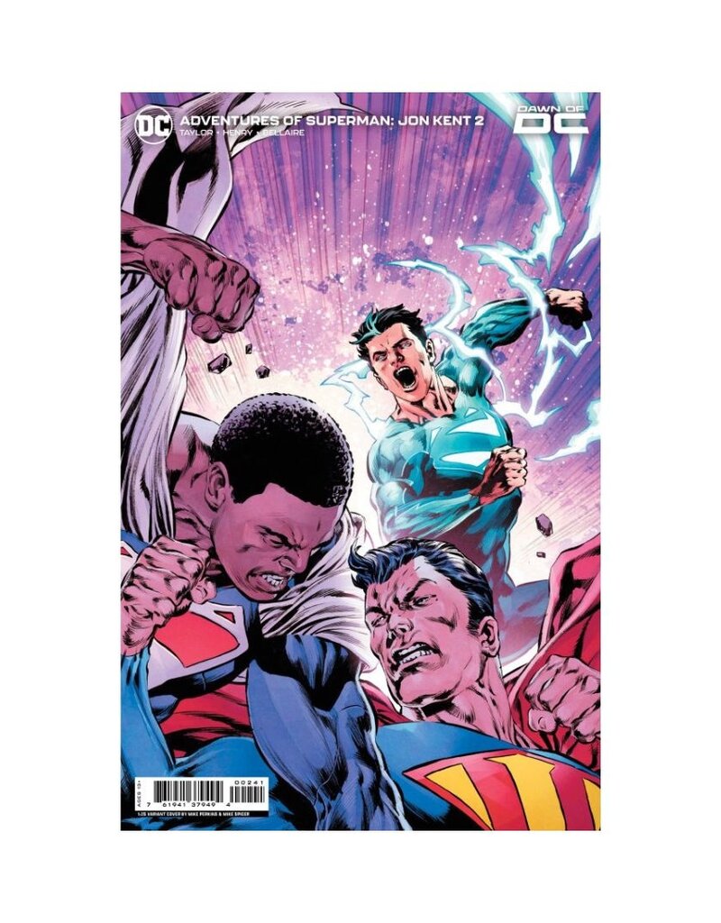 DC Adventures of Superman: Jon Kent #2 Cover E 1:25 Mike Perkins Card Stock Variant