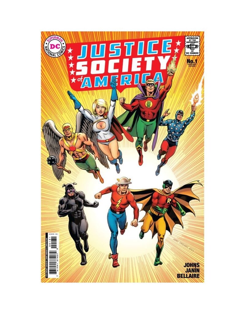 DC Justice Society of America #1 Cover D 1:25 Jerry Ordway Card Stock Variant