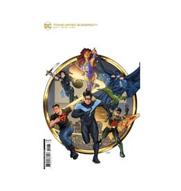 DC Titans United: Bloodpact #1 - 1:25 Taurin Clarke Card Stock Variant