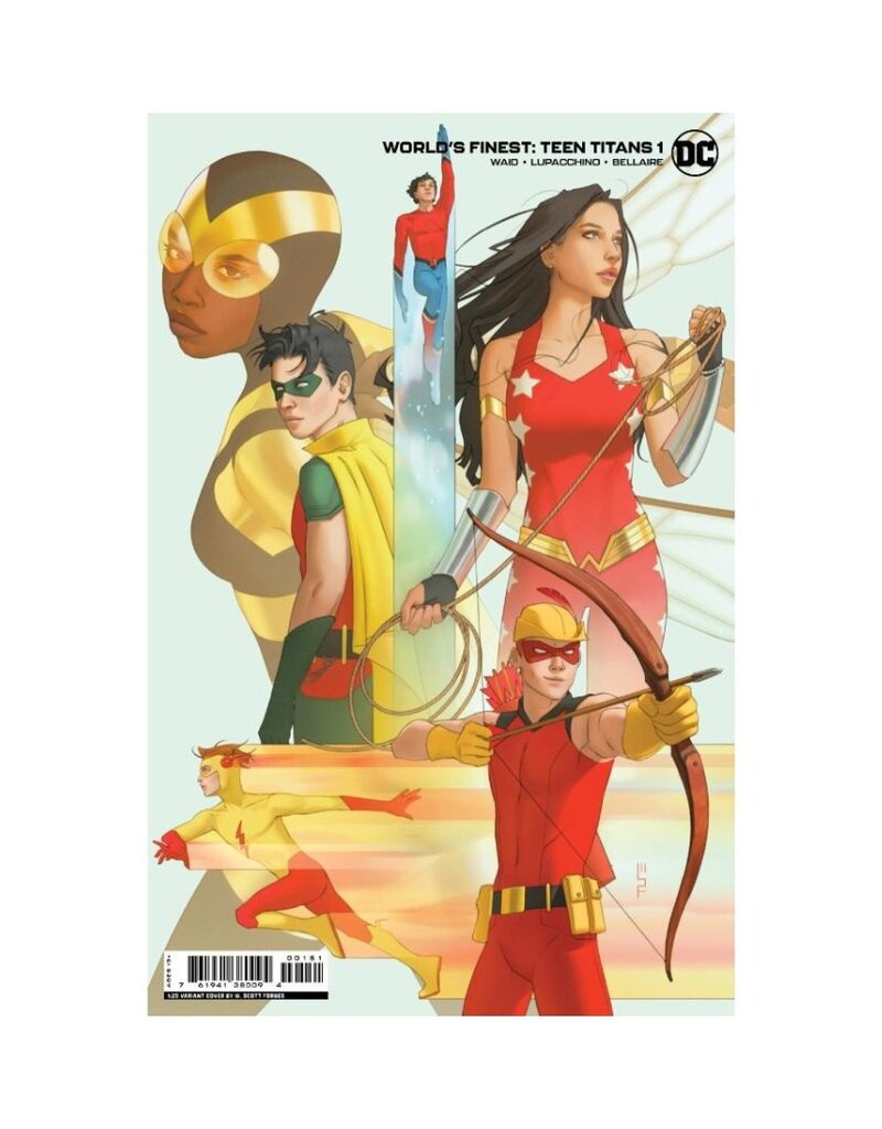 DC World's Finest: Teen Titans #1 Cover F 1:25 Scott Forbes Card Stock Variant