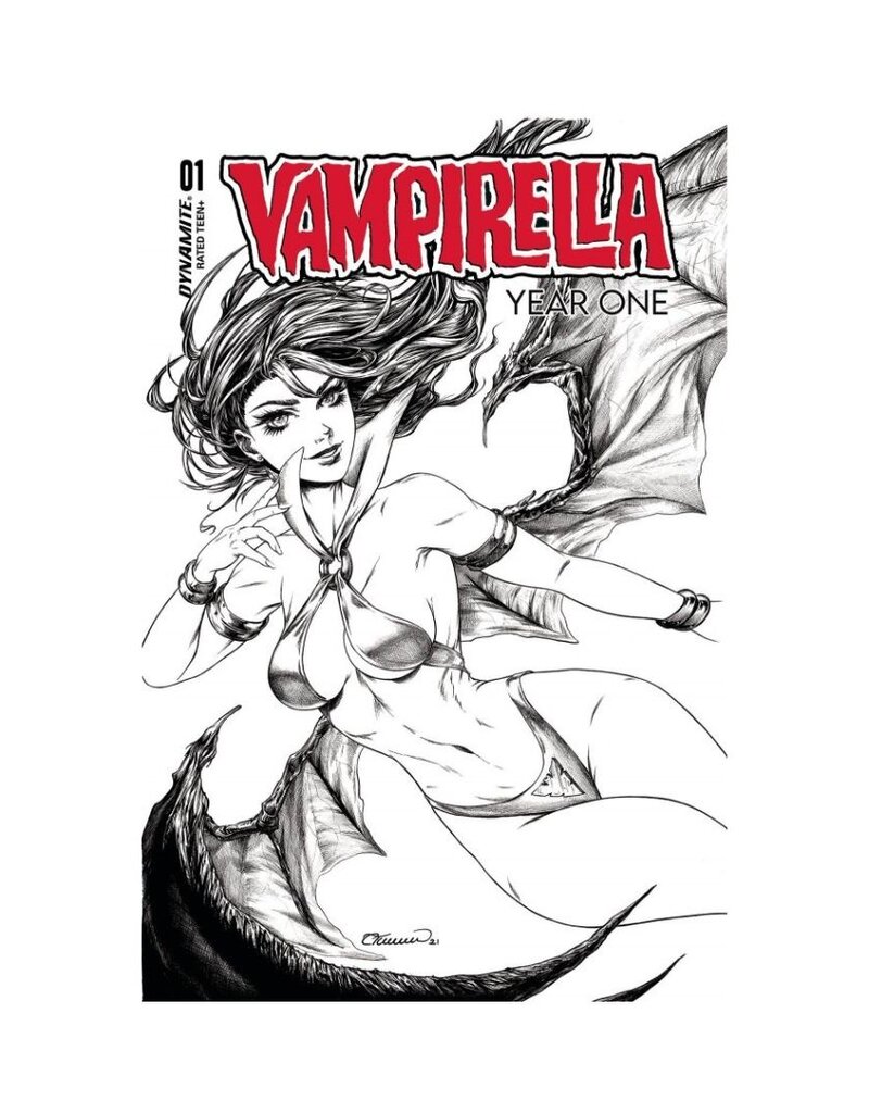 Vampirella: Year One #1 Cover L 1:30 Turner B&W