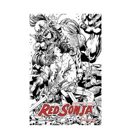 Red Sonja #1 Cover S 1:20 Hitch Line Art