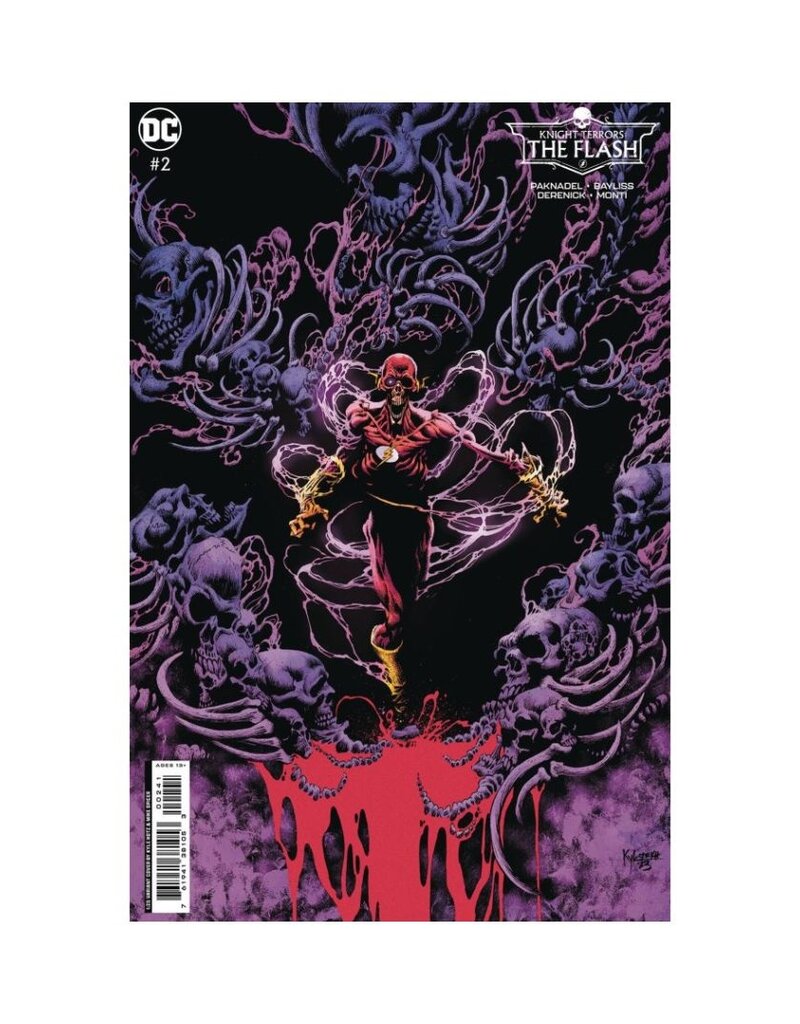 DC Knight Terrors: The Flash #2 Cover D 1:25 Kyle Hotz & Mike Spicer Card Stock Variant