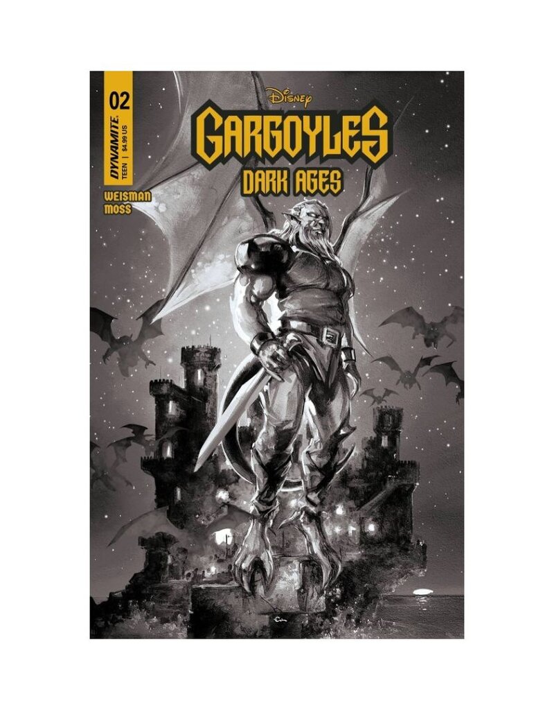 Gargoyles: Dark Ages #2 Cover H 1:15 Crain B&W