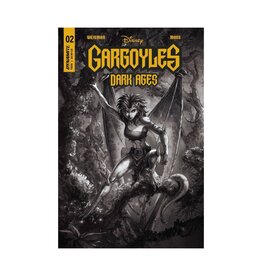 Gargoyles: Dark Ages #2 Cover I 1:15 Quah B&W