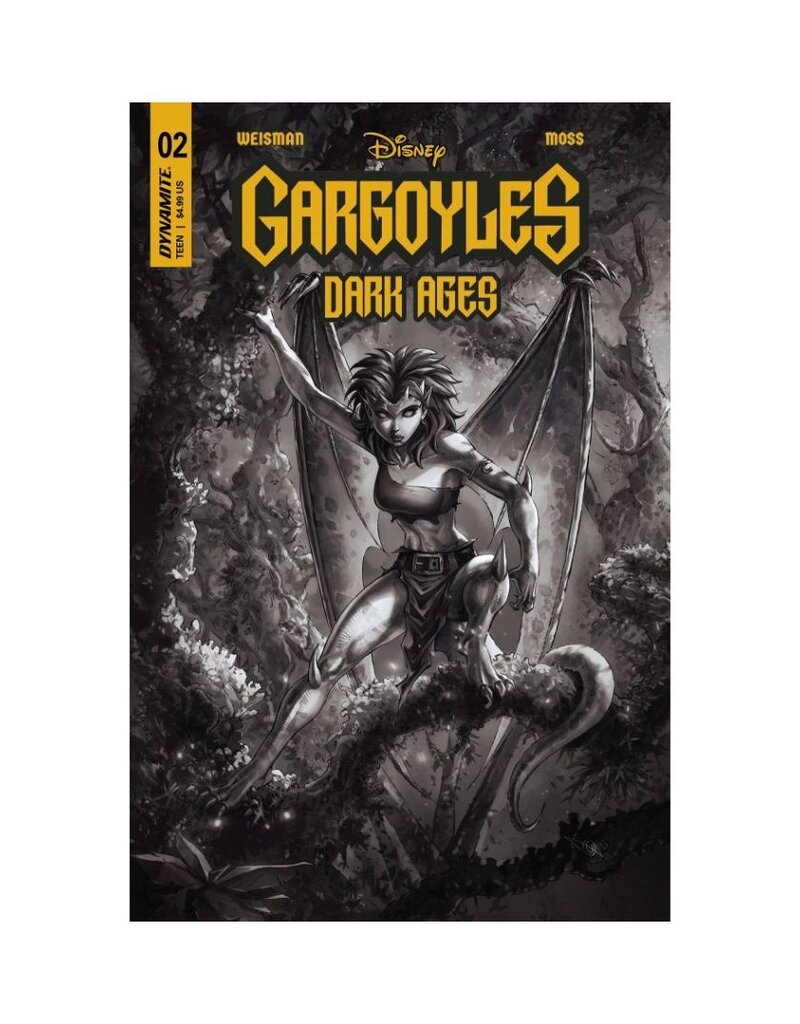 Gargoyles: Dark Ages #2 Cover I 1:15 Quah B&W