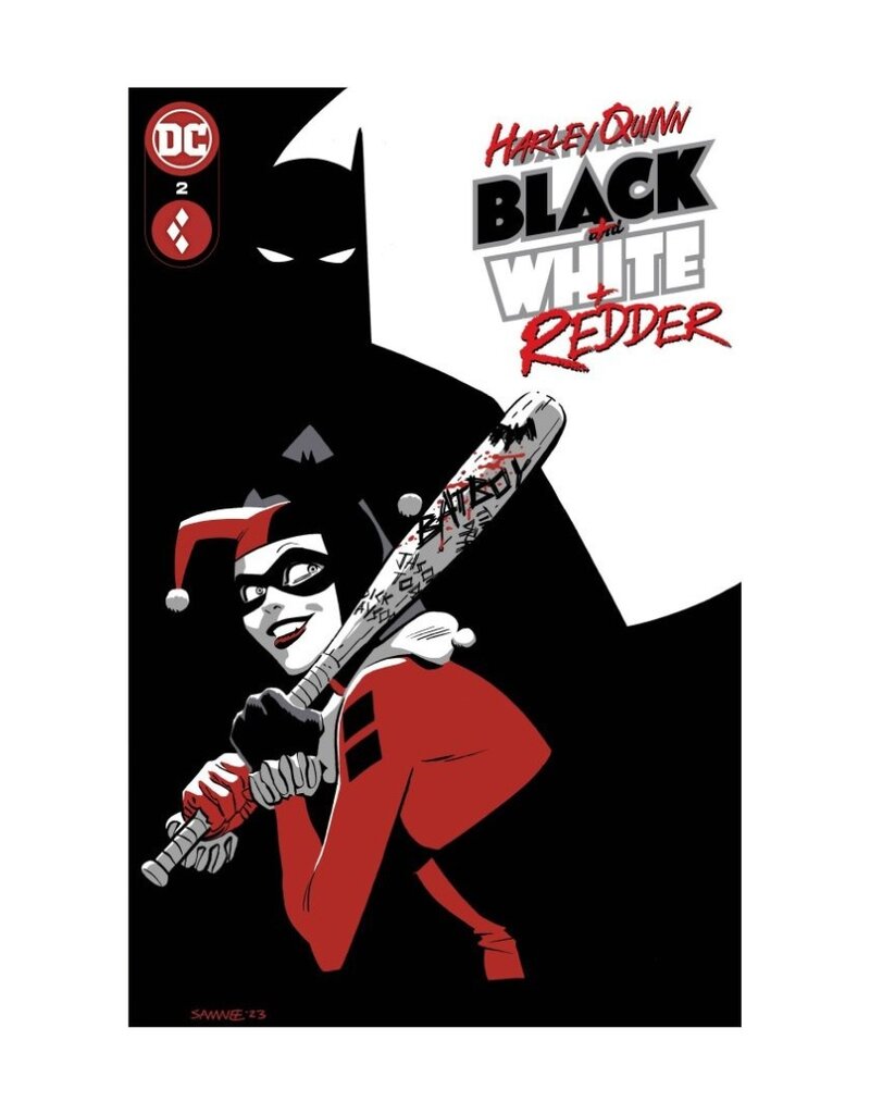 DC Harley Quinn: Black + White + Redder #2