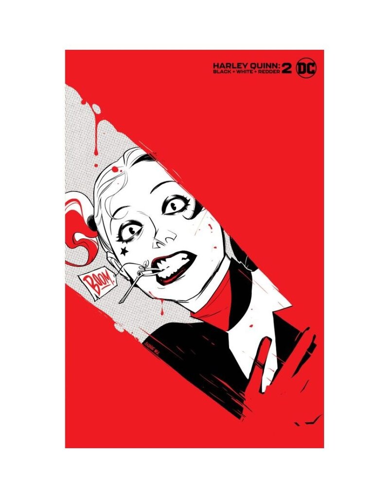DC Harley Quinn: Black + White + Redder #2 Cover C 1:25 Annie Wu Variant