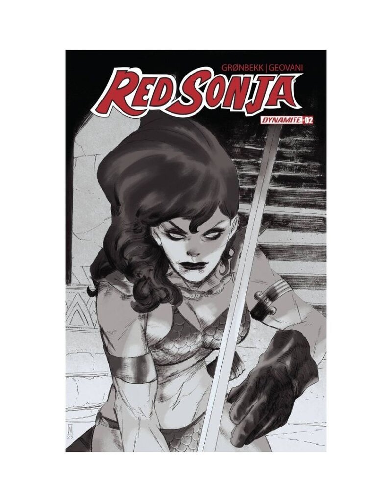 Red Sonja #2 Cover M 1:15 Dell'Edera Line Art