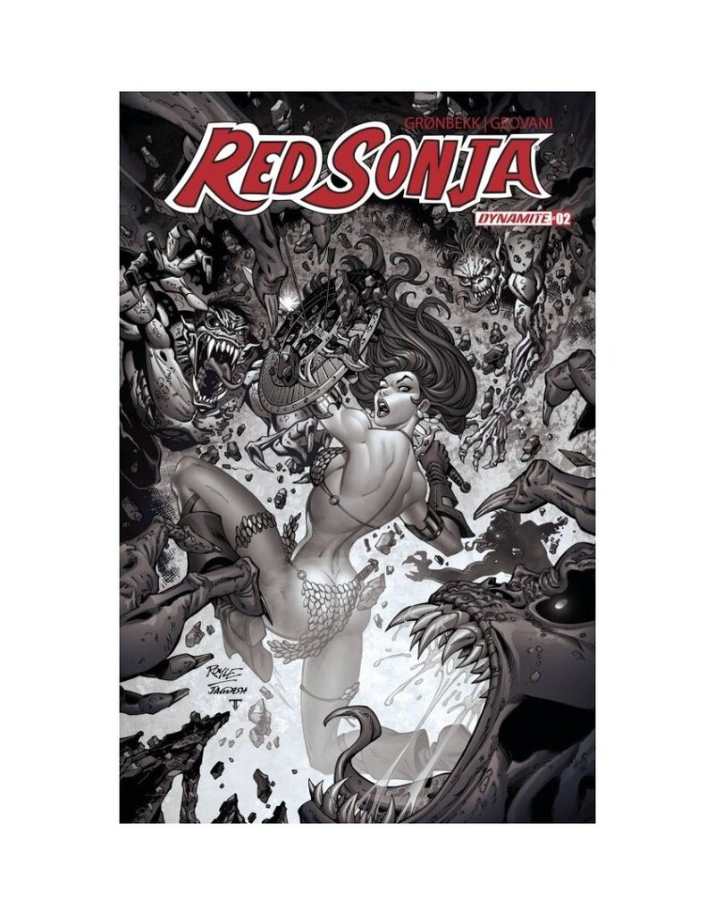 Red Sonja #2 Cover N 1:15 Royle Line Art