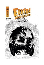 Elvira in Monsterland #4 Cover F 1:10 Royle B&W