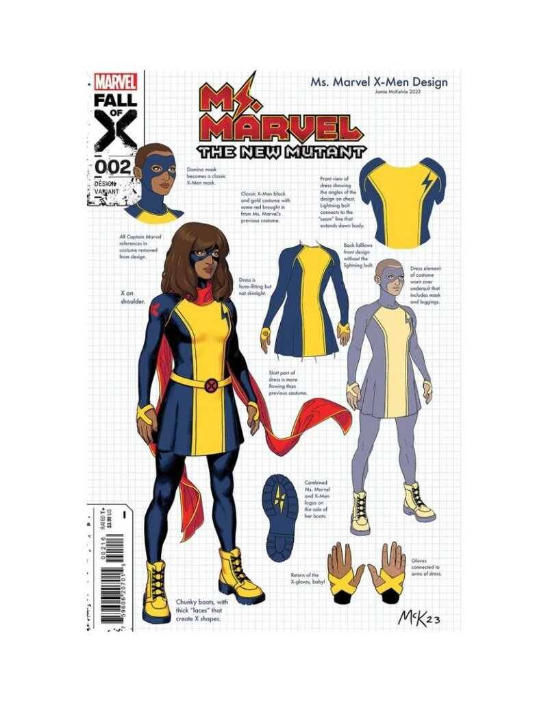 Marvel Ms. Marvel: The New Mutant #2 1:10 McKelvie Design Variant