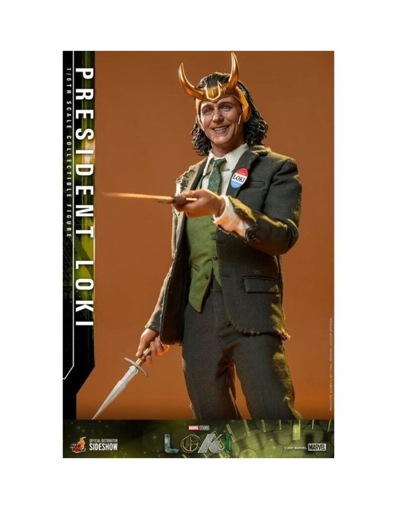 Hot Toys Loki Action Figure 1/6 President Loki 31 cm