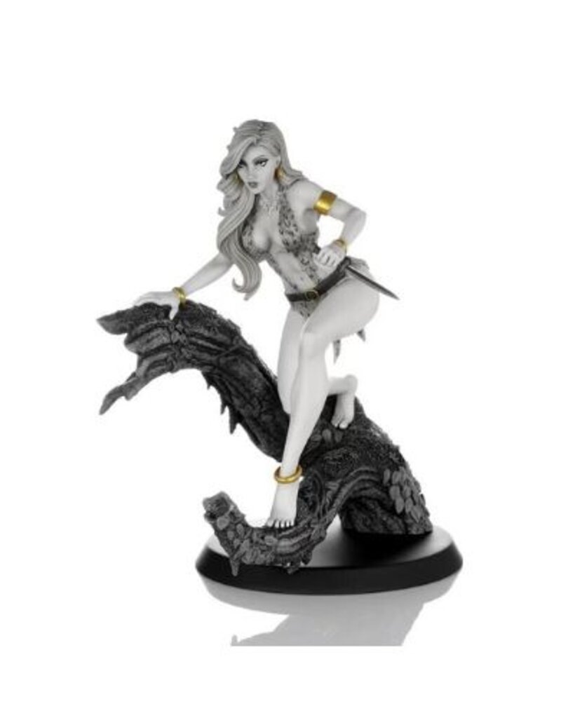 Dynamite Presents: Sheena Statue, Black & White Edition
