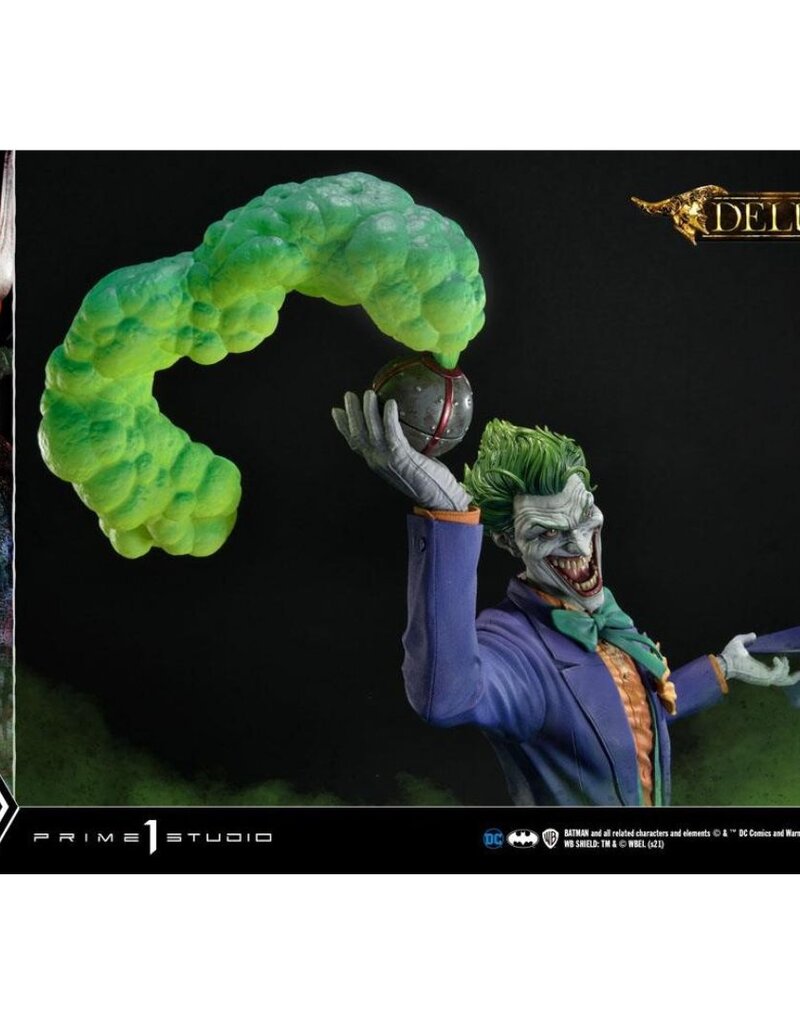 DC Comics Statue 1/3 The Joker Say Cheese Deluxe Bonus Version 99 cm - MMDC-52DXS