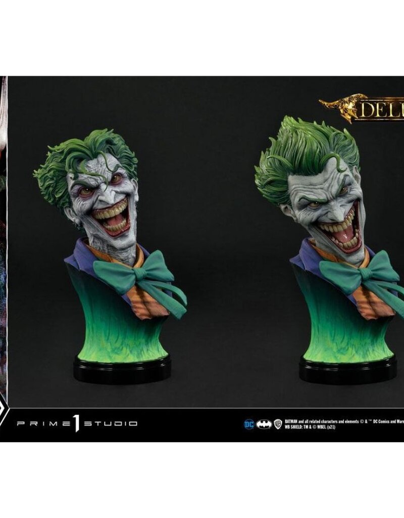 DC Comics Statue 1/3 The Joker Say Cheese Deluxe Bonus Version 99 cm - MMDC-52DXS