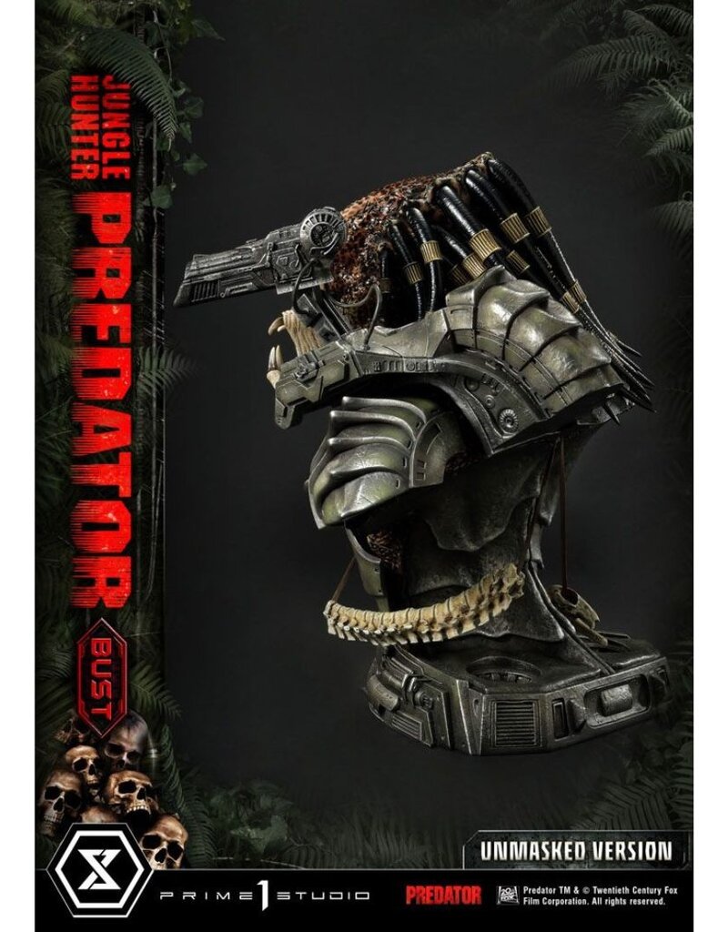 Predator Bust 1/3 Jungle Hunter Predator Unmasked Version 37 cm - P1SPBPR-02