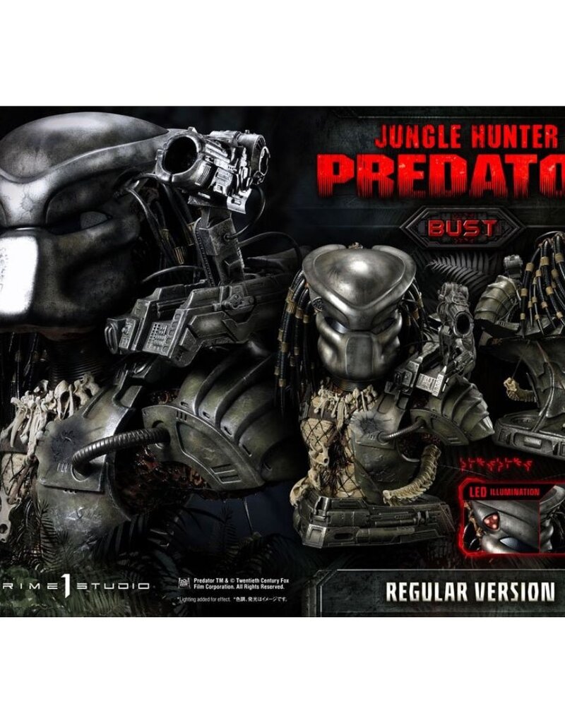 Predator Bust 1/3 Jungle Hunter Predator 37 cm - P1SPBPR-01