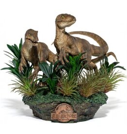 Iron Studios Just The Two Raptors - Deluxe Art Scale 1/10 - Jurassic Park