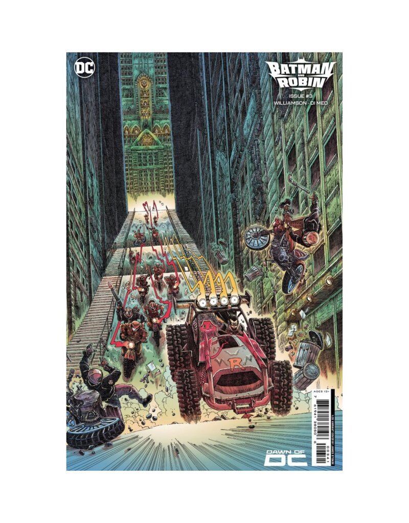 DC Batman and Robin #3 Cover E 1:25 James Stokoe Card Stock Variant