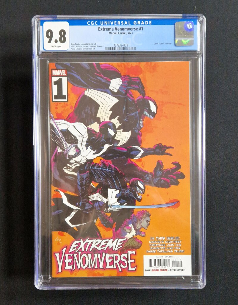Extreme VenomVerse Main Cover CGC Graded 9.8 Blue Label