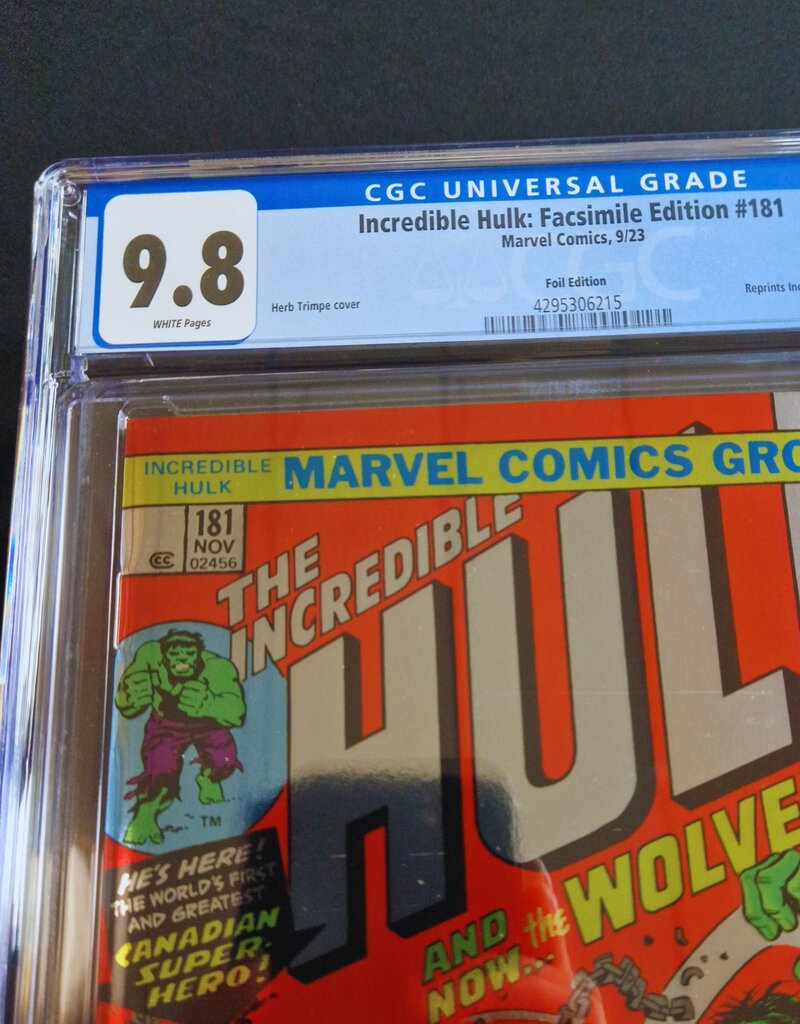 DF Incredible Hulk #181 Facsimile Foil CGC 9,8