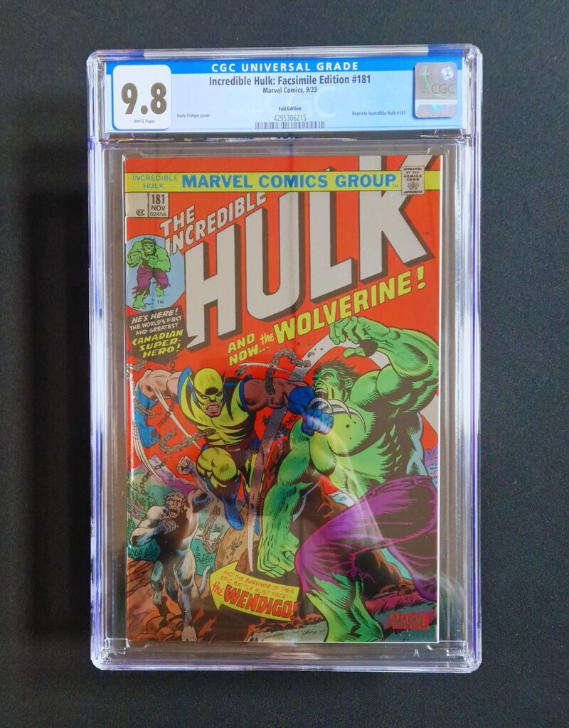 DF Incredible Hulk #181 Facsimile Foil CGC 9,8