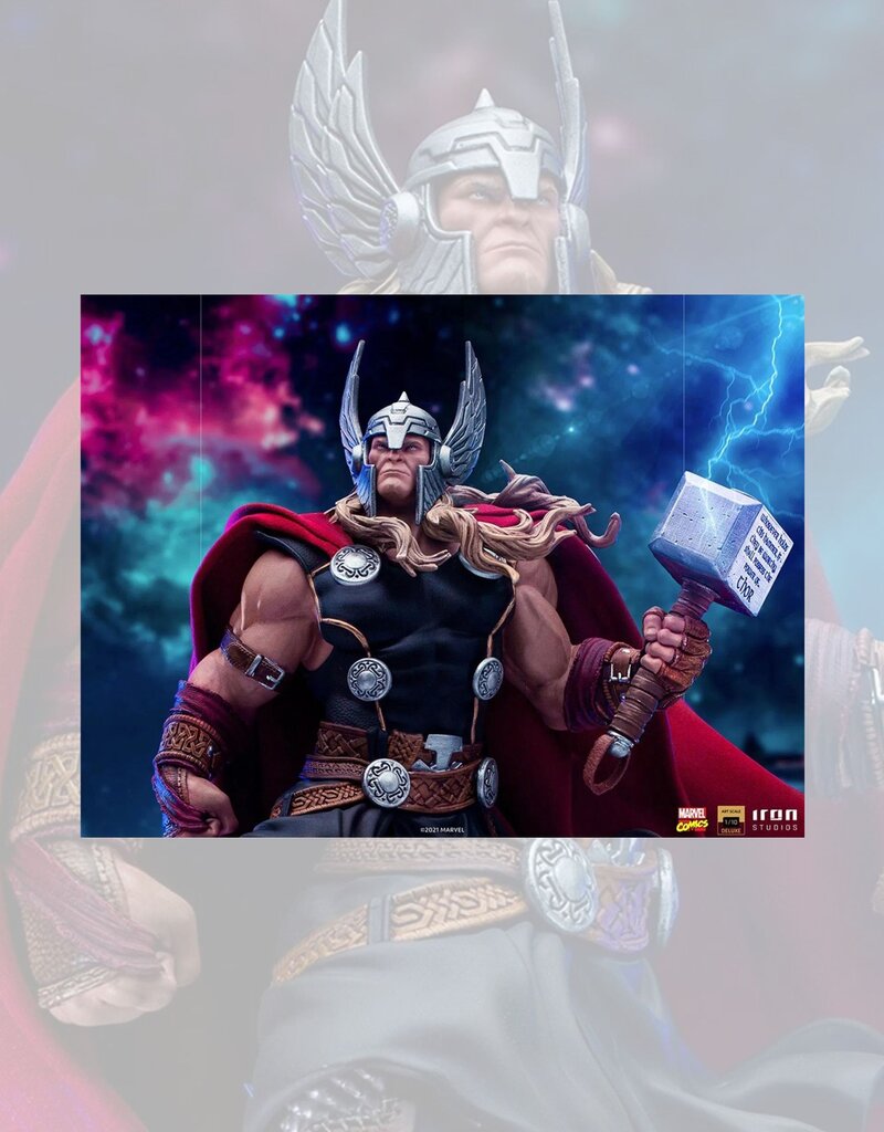 Iron Studios Marvel Comics: Thor  Unleashed Deluxe Art Scale 1/10