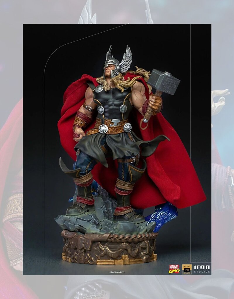 Iron Studios Marvel Comics: Thor  Unleashed Deluxe Art Scale 1/10