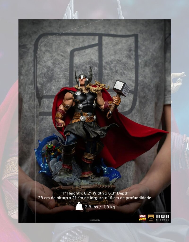 Iron Studios Marvel Comics: Thor  Unleashed Deluxe Art Scale 1/10