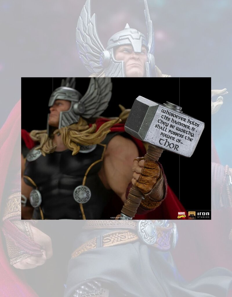 Iron Studios Marvel Comics: Thor  Unleashed Deluxe Art Scale 1/10