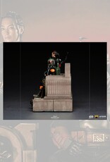 Iron Studios Boba Fett and Fennec Shand on Throne Deluxe Art Scale 1/10