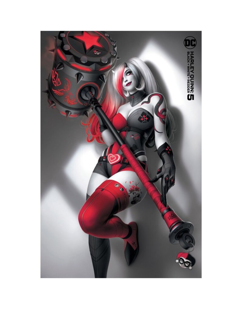 DC Harley Quinn: Black + White + Redder #5