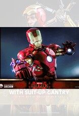 Iron Man 2 Action Figure 1/4 Iron Man Mark IV with Suit-Up Gantry 49 cm - HOT9101212