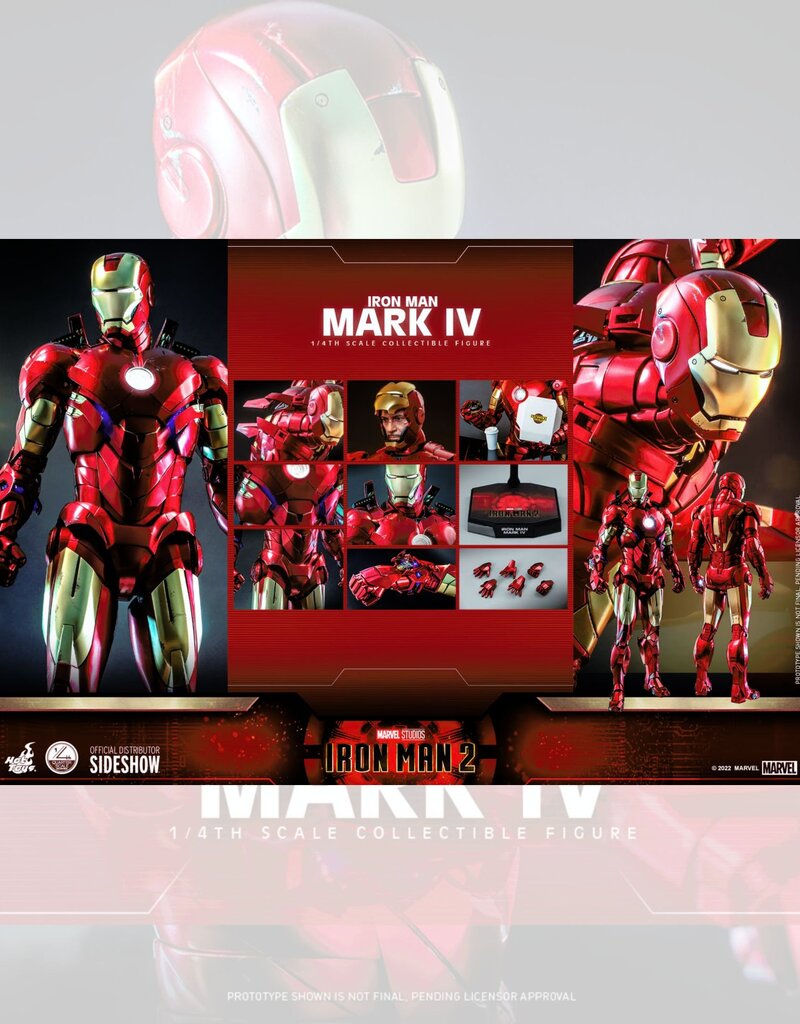 Iron Man 2 Action Figure 1/4 Iron Man Mark IV 49 cm - HOT910121