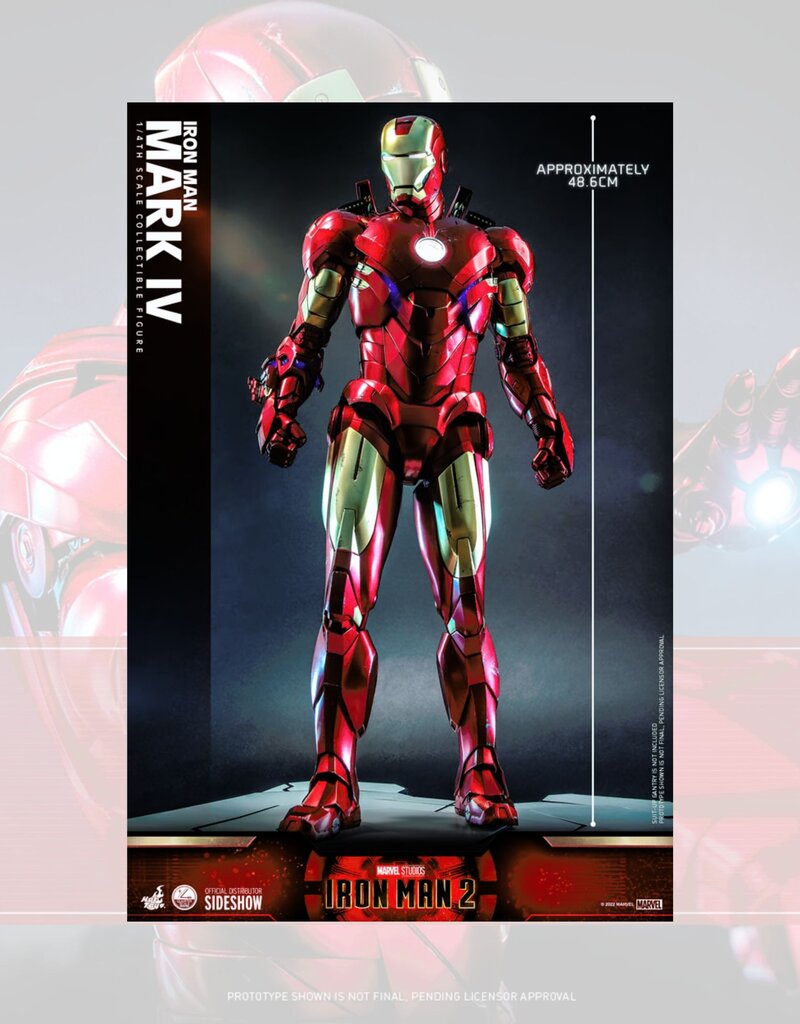 Iron Man 2 Action Figure 1/4 Iron Man Mark IV 49 cm - HOT910121