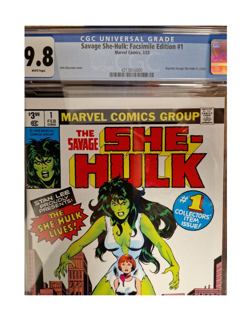 DF Savage She-Hulk #1 CGC Graded 9.8 (2/23)