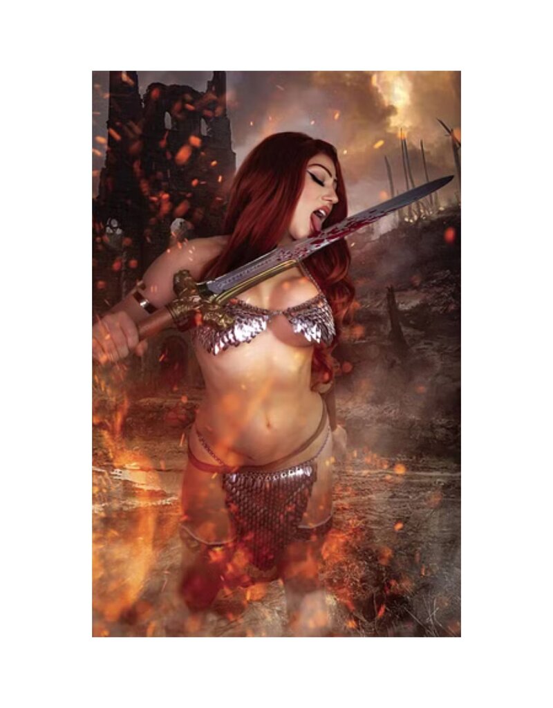 Savage Red Sonja #2 Cover F 1:10 Cosplay Virgin