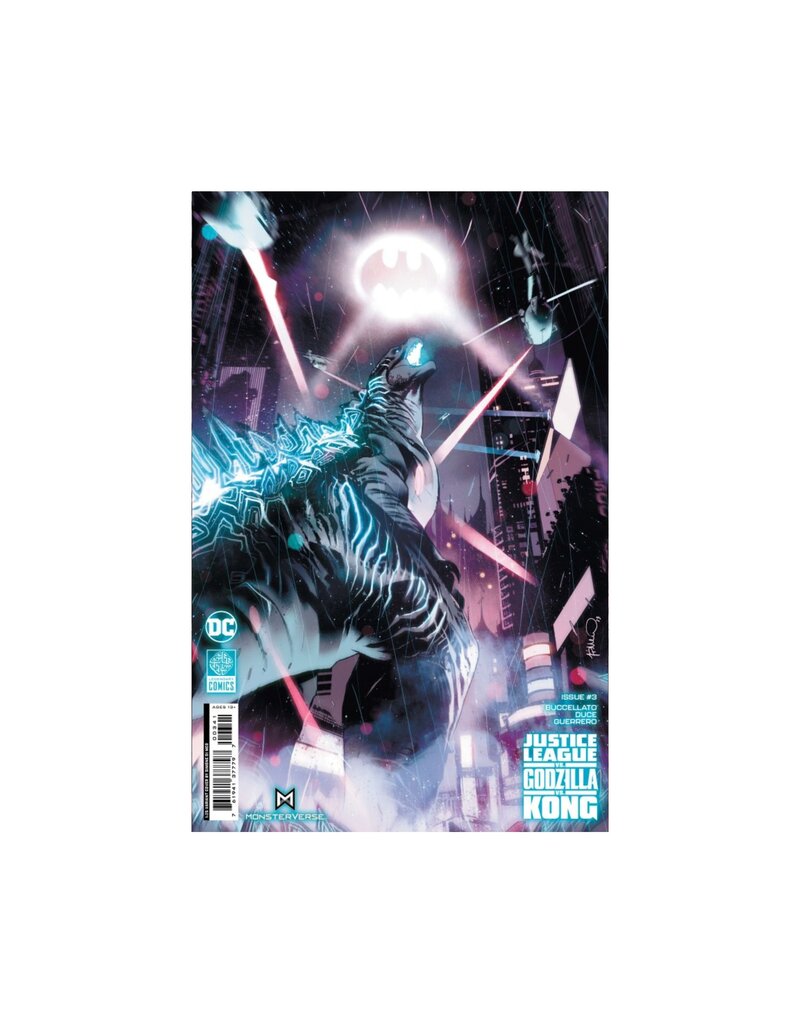 DC Justice League vs. Godzilla vs. Kong #3 Cover D 1:25 Simone Di Meo Card Stock Variant